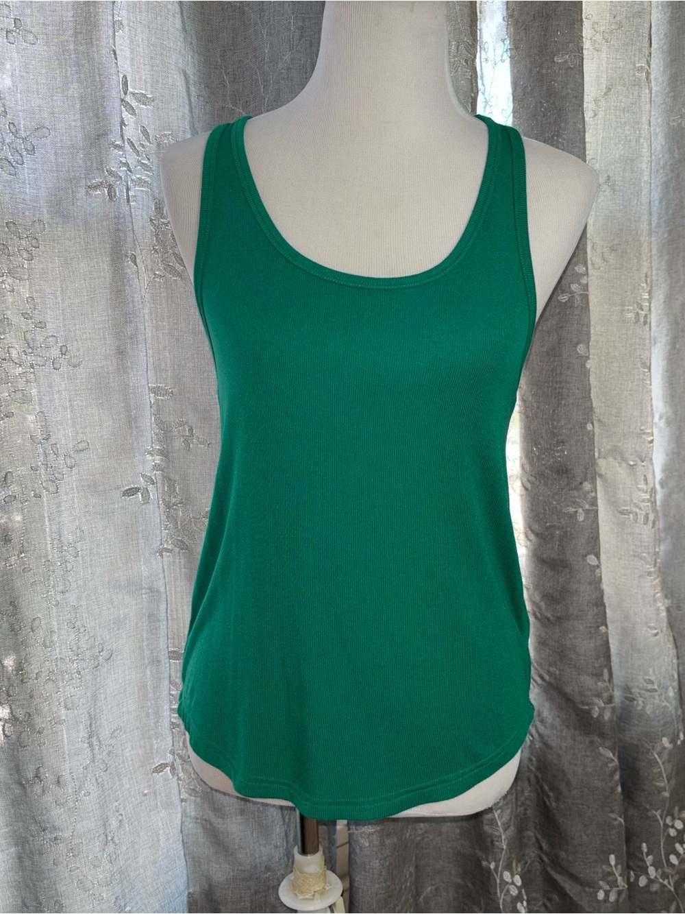 aerie Emerald Green Scoop Neck Tank